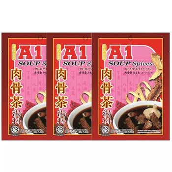 a1原装进口a1肉骨茶汤料包新加坡排骨汤肉骨茶排骨汤煲汤料包