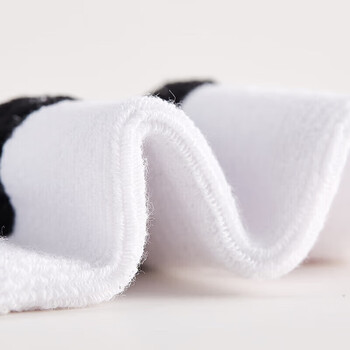 Taan泰昂羽毛球袜运动袜子加厚毛巾底中帮男款T343白红色3双装