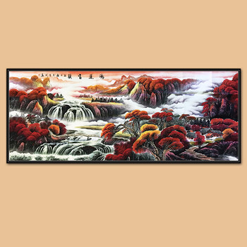 上海美协会员 曾刚精品山水《鸿运当头》jxft95706拍卖已结束dc19郭