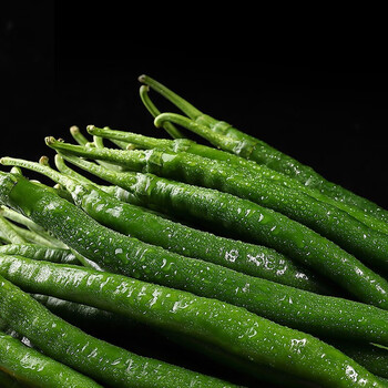 乾诚 广西螺丝椒 青线椒二荆条特辣青椒尖椒 新鲜辣椒 青线椒1斤