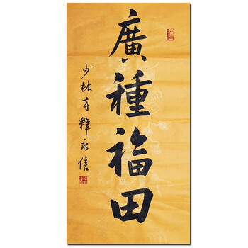 佛教大师 释永信《广种福田》s3303