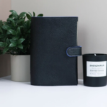 Filofax笔记本英国进口高档活页手帐软皮面简约商务办公会议记录日程礼品礼盒装POP A6黑色029409伴手礼