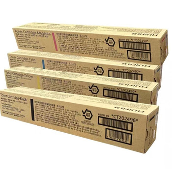FUJIFILM富士胶片（原富士施乐）CT202496/97/98/99原装黑彩四色墨粉套装（适用施乐五代VC2263/C2265/C2060/C2560/C3060）黑色22000/彩色16000页