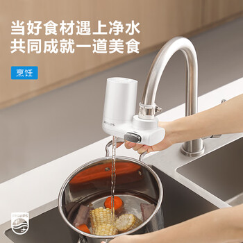 飞利浦（PHILIPS）AWP302 全新升级五重精滤高效除氯滤芯四支装(适配净水龙头AWP3600)