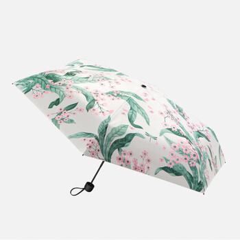 蕉下 口袋系列五折伞迷你防晒折叠晴雨伞 花影