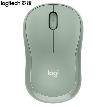 罗技（Logitech）M221鼠标 无线鼠标 办公鼠标 对称鼠标 带无线微型接收器 薄荷绿H