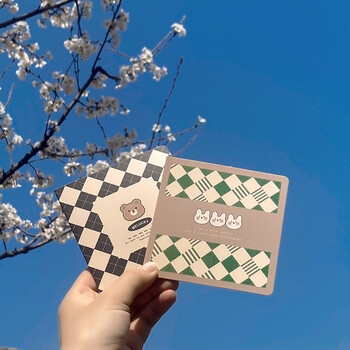 狮洛德 贺卡明信片小清新创意卡通生日祝福卡邀请卡留言手写小卡片6张带信封 狮洛德 贺卡明信片小清新创意卡通生日祝福卡邀请卡留言手写小卡片6张带信封