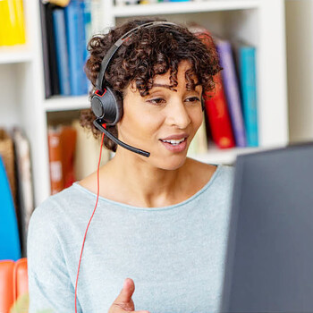 博诣 POLY惠普C5210TYPE-C/USB-A+3.5头戴式电脑办公降噪耳机多种接口