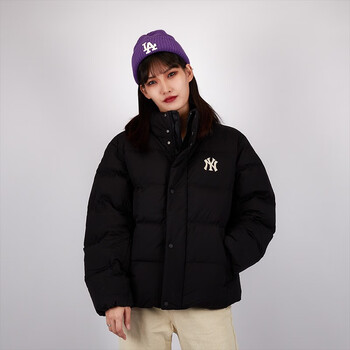羽绒服运动休闲短款外套保暖防风秋冬款 3adjb0526 纽约洋基队/黑色