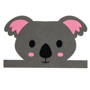 69动物头饰儿童卡通动物头饰表演道具兔子老虎讲故事课本剧考拉