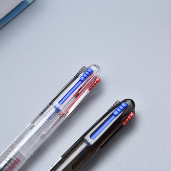 【开学必备】乐如诗(TANOSEE) 按动多色圆珠笔原子笔中油笔手账笔记多功能笔四色红黑蓝绿0.7mm(内附替芯1支)棕色杆1支 【开学必备】乐如诗(TANOSEE) 按动多色圆珠笔原子笔中油笔手账笔记多功能笔四色红黑蓝绿0.7mm(内附替芯1支)棕色杆1支