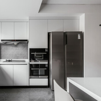 佐拉丽（Zorali）全屋橱柜定制整体厨房厨柜现代简约设计家具定做石英石台面 3米下柜+3米台面+1米吊柜