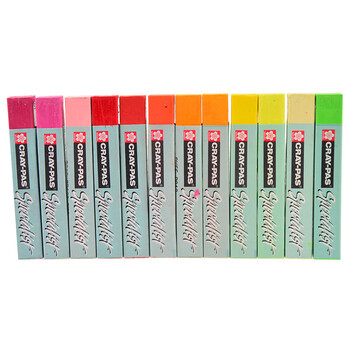 樱花（SAKURA）油画棒蜡笔专业艺术级36色套装方形笔杆美术生手绘涂鸦绘画画笔画家专用彩绘棒美术写生