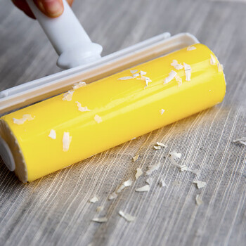 初舍（CHUSHE）粘毛器16cm+1个替换滚筒可水洗滚刷宠物毛发粘毛神器强力粘毛神器