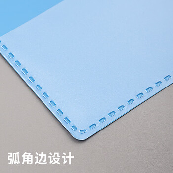 金得利5个A4装订文件夹报告夹整理夹活页环塑料装订条两孔打孔器简易文件装订夹条压条2孔活页扣蓝LW320