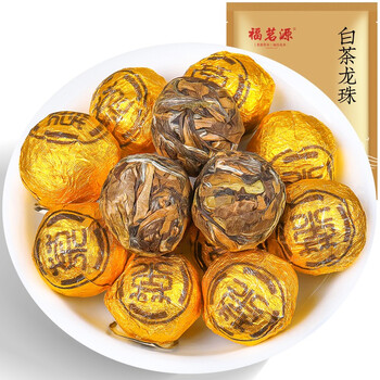 福茗源白茶 福鼎白茶龙珠寿眉 2015年龙珠袋装500g老白茶叶自己喝口粮茶