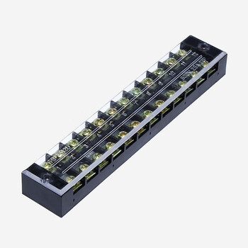 定制tb-2512/接线排/接线板25a电线接线端子排12位栅栏接线器