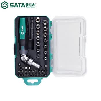 世达(SATA)家用小飞棘轮螺丝批&套筒组套(可调头) 05495 世达(SATA)家用小飞棘轮螺丝批&套筒组套(可调头) 05495