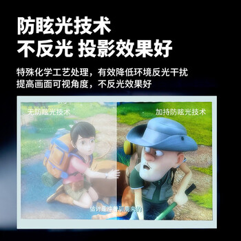 乐图（LOTOO）投影白板100*200cm悬挂式磁性钢化玻璃白板办公会议写字板黑板