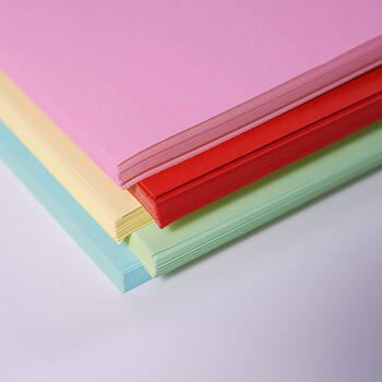 天章 （TANGO）A4彩色不干胶打印纸标签纸 80g浅粉色哑面背胶纸 A4彩纸喷墨激光打印纸 彩色卡纸贴纸 50张/盒