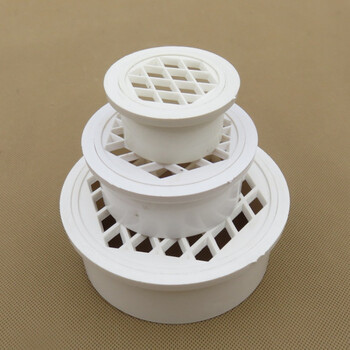 塑料50pvc110排水管75内插平面天台防堵地漏盖160阳台下水道网50塑料