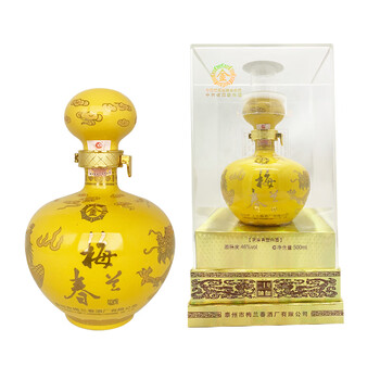 泰州★梅蘭春★芝麻香型白酒★度数46％、125ml×4本 梅兰春白酒- 京东