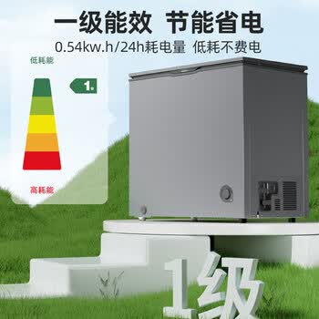 星星（XINGX）200L单温家用冰柜 大容量减霜保鲜净味节能一级能效冰箱 冷藏冷冻两用冷柜 BD/BC-200KE 