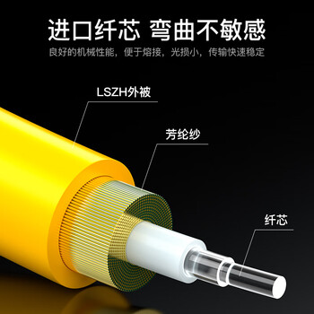 胜为(shengwei)工程电信级光纤跳线 SC-LC单模双芯10米 9/125低烟无卤环保外被 收发器尾纤 FSC-508 胜为(shengwei)工程电信级光纤跳线 SC-LC单模双芯10米 9/125低烟无卤环保外被 收发器尾纤 FSC-508