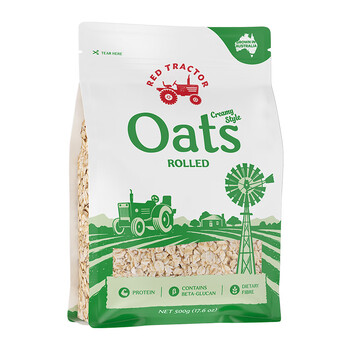 红色拖拉机澳洲进口原粒纯燕麦片冲饮谷物 营养早餐麦片500g 红色拖拉机澳洲进口原粒纯燕麦片冲饮谷物 营养早餐麦片500g