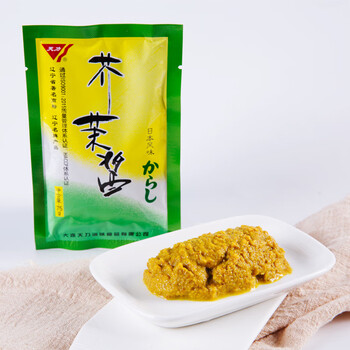 天力芥末酱75g*10袋复合调味酱日式风味寿司日料酱料 75g*10