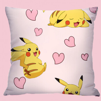 抱枕比卡丘枕头精灵宝可梦定制抱枕被子两用 24 50x50大号版