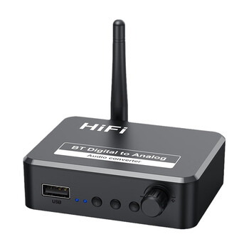 连拓 蓝牙适配器5.1发烧级HiFi音频蓝牙接收器 数字转换器 手机音频接收器 电视光纤转接功放音箱