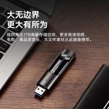 雷克沙（Lexar）128GB USB3.2 U盘 P30高速固态U盘 读速450MB/s 写速420MB/s 固态般传输体验