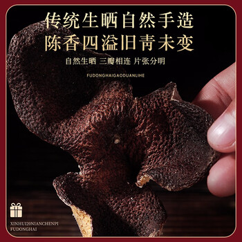 同仁堂（TRT）新会老陈皮广东二十礼盒送长辈父母女神节春节过年礼品250g