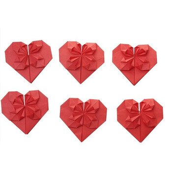 叠折好的小星星 幸运星成品叠好的许愿小星星成品双面心折纸成品千