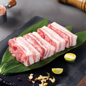 金猪府纯种金华两头乌精品新鲜五花肉300g高端精品现杀新鲜农家土黑