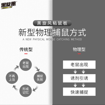 黑旋风粘鼠板6片装强力老鼠贴克星灭鼠老鼠胶笼捕鼠器家用一窝 黑旋风粘鼠板6片装强力老鼠贴克星灭鼠老鼠胶笼捕鼠器家用一窝