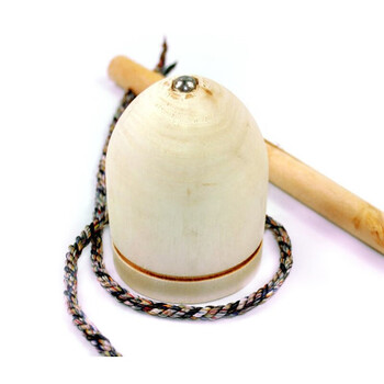 吉斯凡陀螺实木陀螺健身陀螺老人儿童传统玩具6厘米直径陀螺陀螺杆子