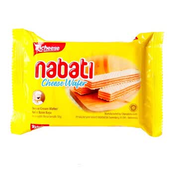 印尼进口 丽芝士奶酪味威化饼纳宝帝巧克力休闲零食饼干中秋 奶酪味56