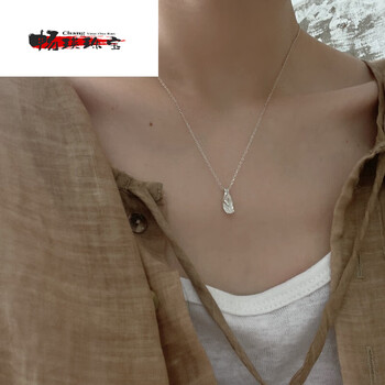 可颖情侣项链 银饰银颈饰银925锁骨链夏日女生颈饰手执星辰 素银系列