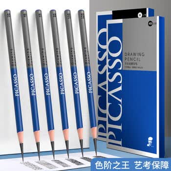 【全网低价】凤凰画材(Phoenix)  10B铅笔12支装 素描绘画绘图考试铅笔 学生初学者艺考画画专用PicDP12美术写生