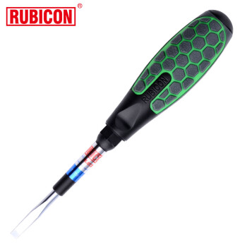 罗宾汉（RUBICON）62-4(-) 加硬强磁一字螺丝刀起子改锥-6.5x100mm 4英寸可敲击