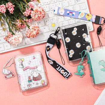 天色 A7手账本迷你口袋本便携笔记本子100张 活页本记事本文具日记本儿童卡通便签本 TS-4127 菊花伴手礼