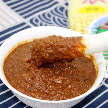 2100g东北大酱豆瓣酱农家黄豆酱蘸酱菜沾葱熟酱自制东北农家酱