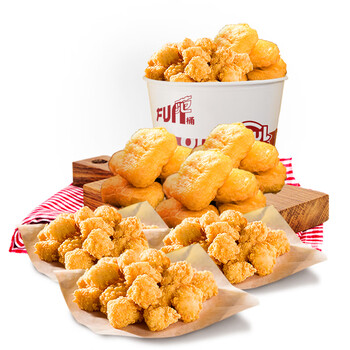 烧范儿热血藤椒炸鸡桶1800g藤椒鸡米花黄金鸡块冷冻半成品食材鸡肉