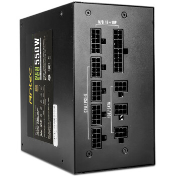 安钛克 Antec NE550金牌全模组/全日系电解电容/寿命更持久/支持风扇启停/台式机电脑主机电源550W