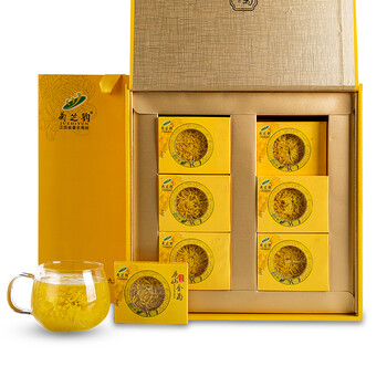 菊芝韵菊花茶 特级尊品金丝皇菊 无硫熏送礼佳品花茶 尊品礼盒24朵 