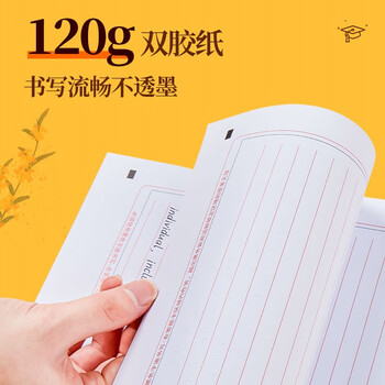 六品堂 高考语文作文纸语文训练卡纸 大学生考试A4专用标准语文空白答题卡