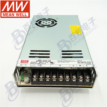 台湾明纬lrs 350w薄型开关电源可替代nes 直流dc稳压变压器监控安防 350w左右 3c认证lrs 350 36 36v9 7a 配保护盖 图片价格品牌报价 京东