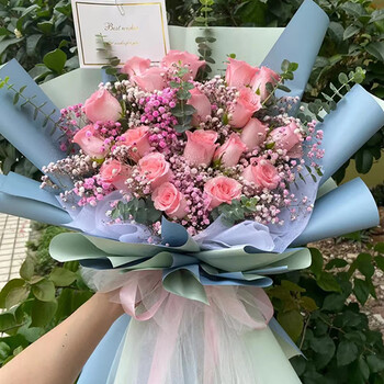 七夕情人节鲜花速递同城配送生日礼物玫瑰花束送女生送女友老婆朋友